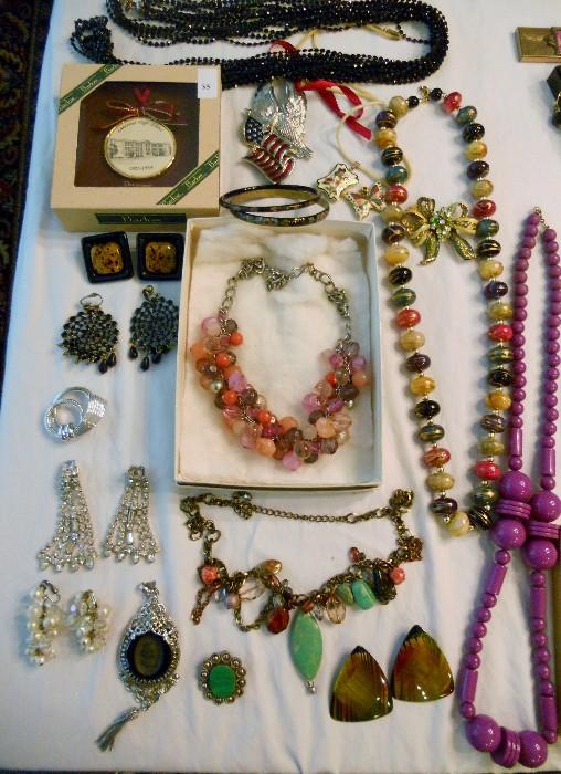 Ladies Jewelry and Brooches – Many more items available that are not pictured