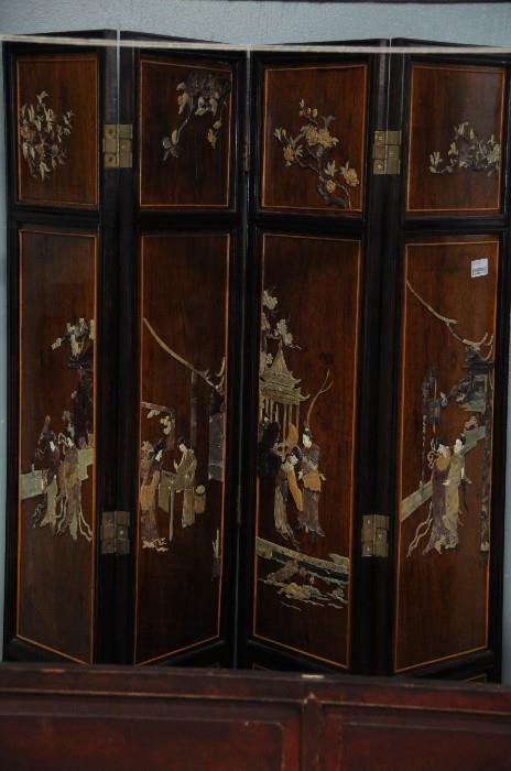 Chinese wood screen