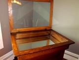 Antique quarter-sawn Oak display case