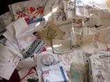 Vintage, hand made linens