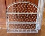 White wire, 3-tier wall shelf