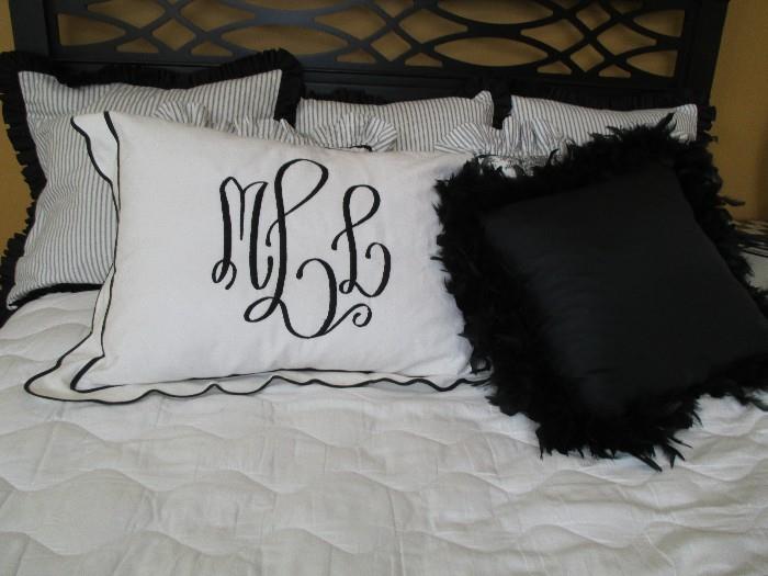 Assorted pillows