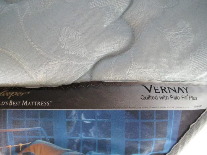 Vernay Serta Perfect Sleeper Queen Mattress set included with Queen Bed