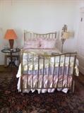 Custom made brass 3/4 bed