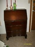 drop front desk with key
