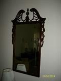 wood framed mirror