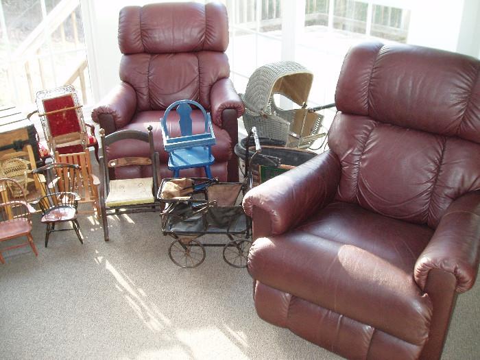 lazyboy recliners, doll furniture and carriages