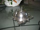 Victorian Silver Plate Butter Keeper