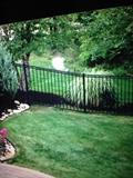 Very nice quality fence with gate.$1200 (new over $2500) 2 large gates.