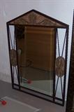 Stone inlaid mirror by Murry Feiss. Asking $300. Heavy!