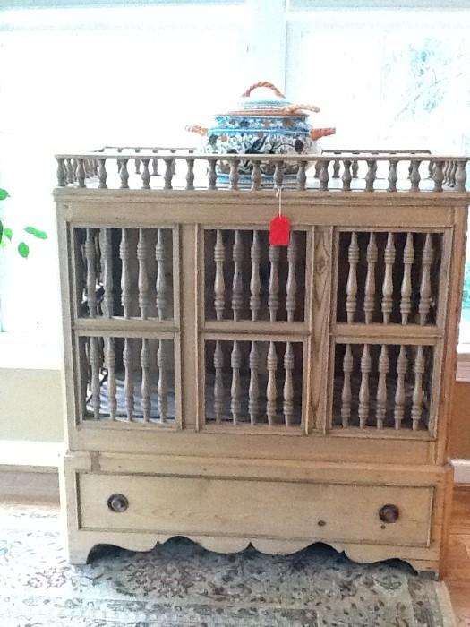 Antique pine chest