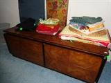 Lane cedar chest , 1950's, unusual style, kitchen linens