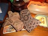 Hand-carved wooden textile printing blocks from India