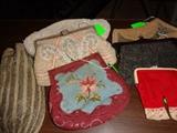 Variety of vintage evening bags clutches purses - from flapper to '50s