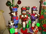 Christmas soldiers and other holiday decor
