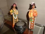 Small Native American figurines