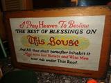 House blessing plaque