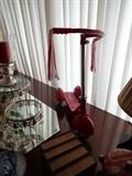 Red scooter