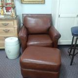 Drexel Chair & Ottoman