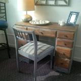 Hand Painted Desk & Chair