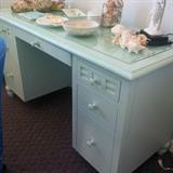 Aqua Blue Desk