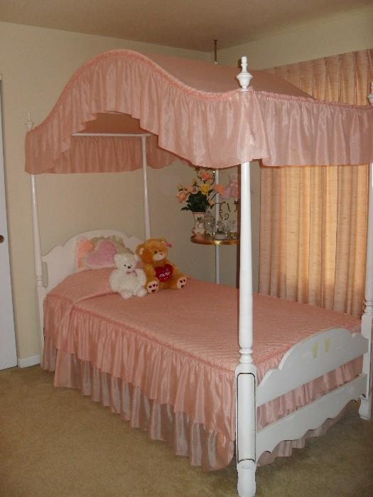 French Provincial Canopy Bed