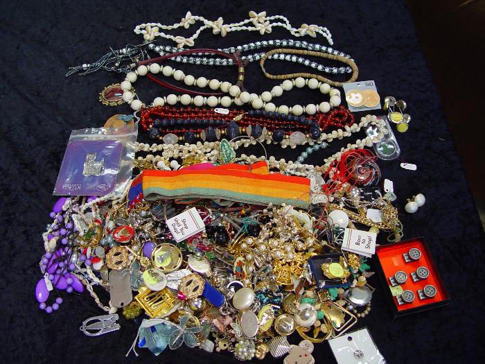 Bagged Lot of Costume Jewelry