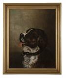 Lot# 1066 Karl Bodmer (1809-1893 French)
 
Portrait of a Saint Bernard, oil on canvas laid to canvas, 25'' H x 19.5'' W, est: $2000/3000