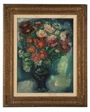 Lot# 1129 Max Band (1900-1974 Hollywood, CA)
 
Still life with flowers, oil on canvas, 16'' H x 12'' W, est: $1000/1500