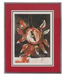 Lot# 1178 Salvador Dali (1904-1989 Spanish)
 
''Flower Watch'', color lithograph on paper under glass, image size: 21'' H x 15'' W, est: $500/700

