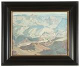 Lot# 1198 Ralph Holmes (1876-1963 San Luis Obispo, CA)''Grand Canyon'', oil on canvas board, 16'' H x 20'' W, est: $1000/1500