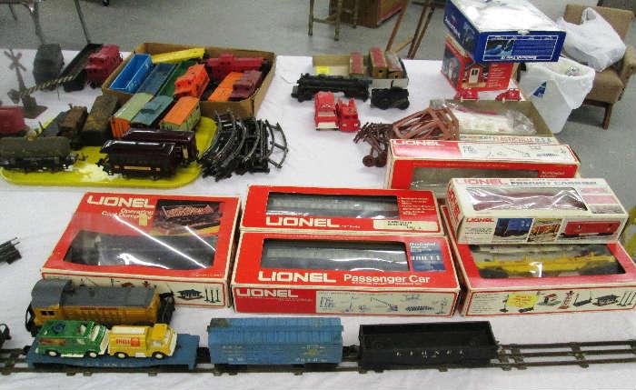 1970s Train Cars new condition  in boxes w/paperwork 