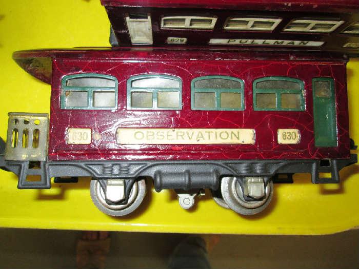 Very Old Antique Lionel Observation Train Car 