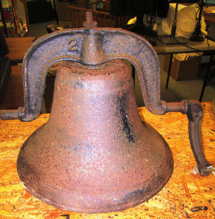 Antique Cast Iron Dinner Bell 