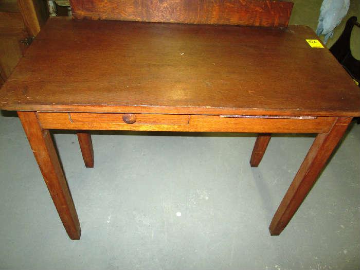 mission oak style antique desk