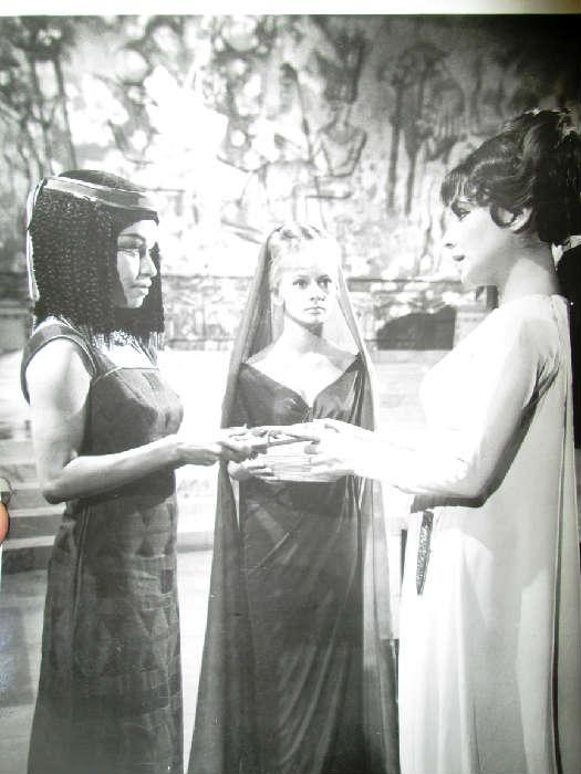 Isabelle Cooley with Elizabeth Taylor in Cleopatra. There are too many to list