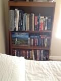 Bookcases, CD's, DVD's, Military Books & Movies