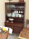 Mid Century Modern China Cabinet - Saga by Broyhill