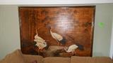 B. Joseph "4 Cranes" Large oil Painting