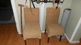 Pair of Vintage Wicker Chairs 45.00