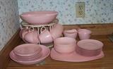 PINK MELMAC DISHES