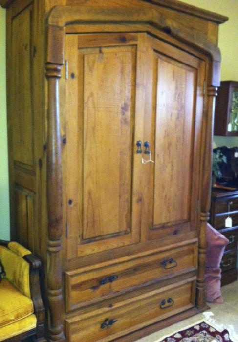 Old World Style Armoire
