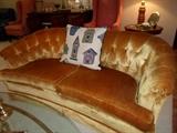 pair of these great vintage velveteen sofas
