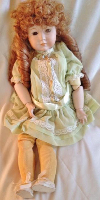 Hand Crafted, Porcelain Doll