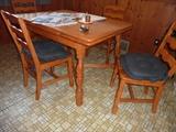 Willett Maple pub style table with chairs