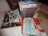 Maps from around the country and the world. Also, touring brochures