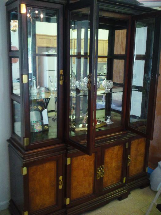 This Hutch is HUGE and matches the Dining Room Table