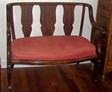 WALNUT SETTEE