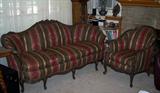 1920'S COUCH + MATCHING CHAIR