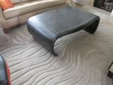 black textured coffee table